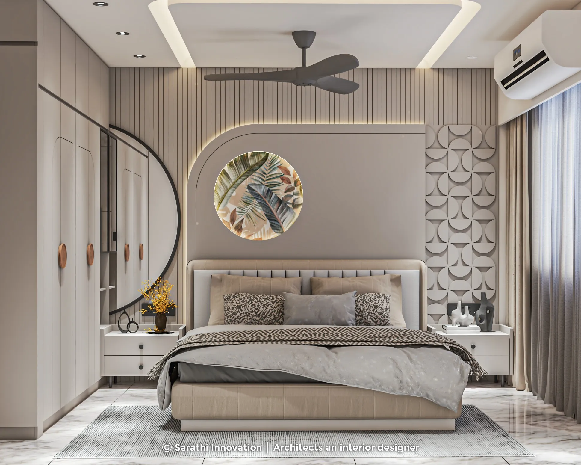 How to Choose the Perfect Bedroom Wall Design for Any Room Size: A Guide by Sarathi Innovations
