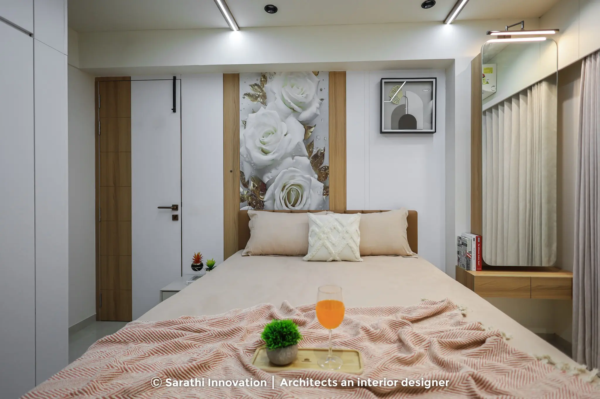 3 BHK Home Interior Design at Saral Casa, Science City, Ahmedabad