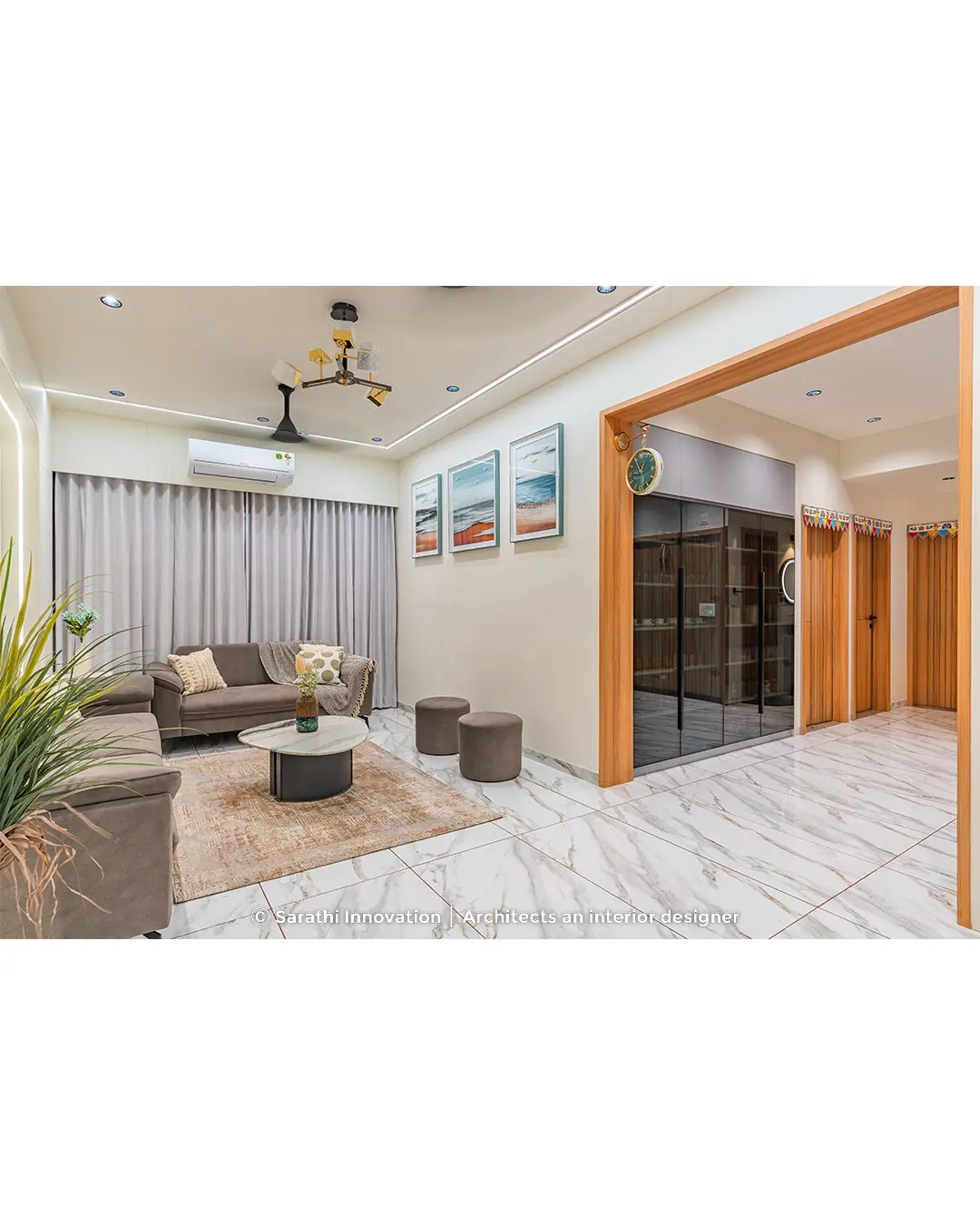 Redefining Elegance: A 1,550 Sq. Ft. Design Story at Star Empire, Naroda, Ahmedabad