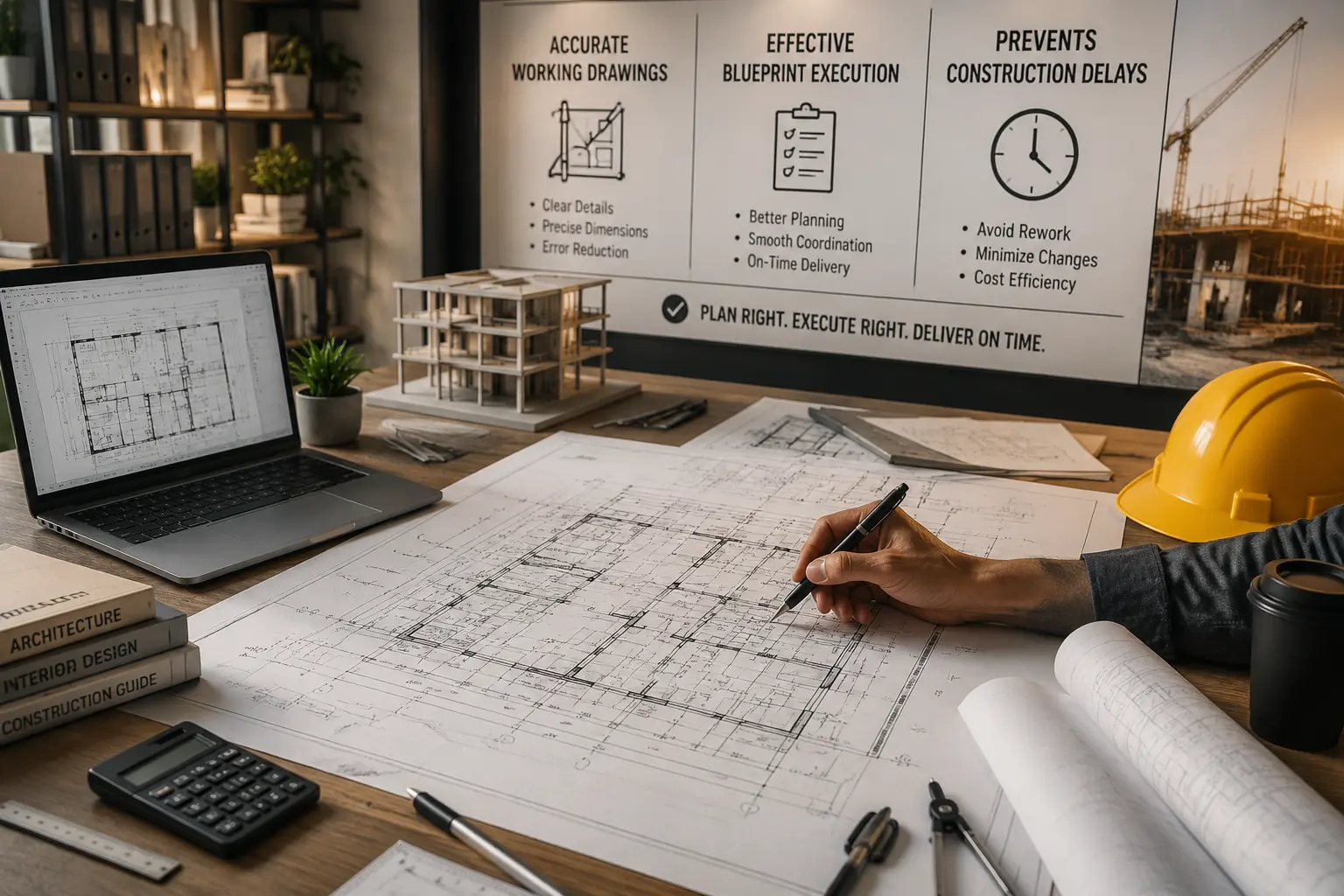 The Role of Working Drawings and Blueprint Execution in Preventing Construction Delays