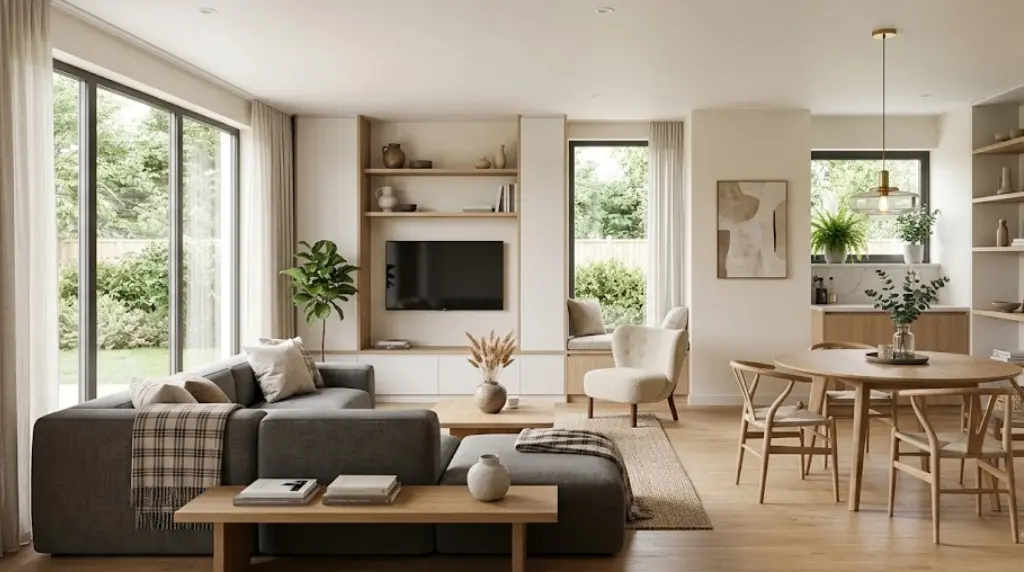 Plan a L-Shaped Room Design Without Wasting Space
